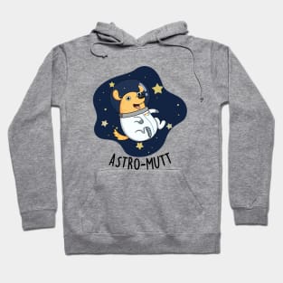 Astromutt Cute Astronaut Dog Pun Hoodie